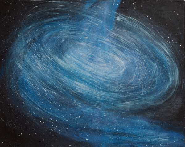 Cosmic Galaxy Swirl